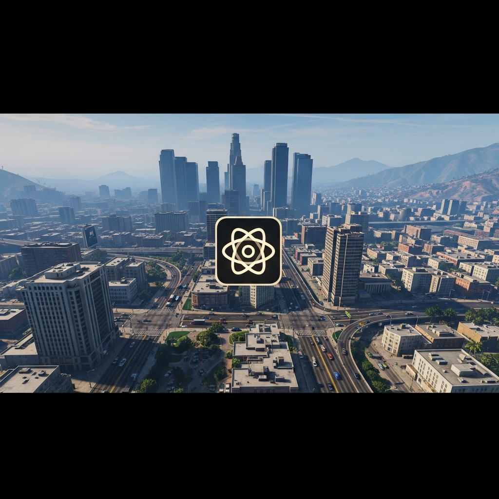 Illustration immersive du sujet : NUI FiveM React